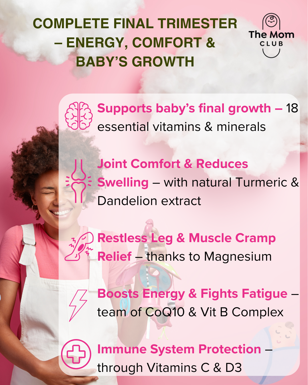 3rd Trimester Support – Strength, Swelling & Baby’s Final Growth