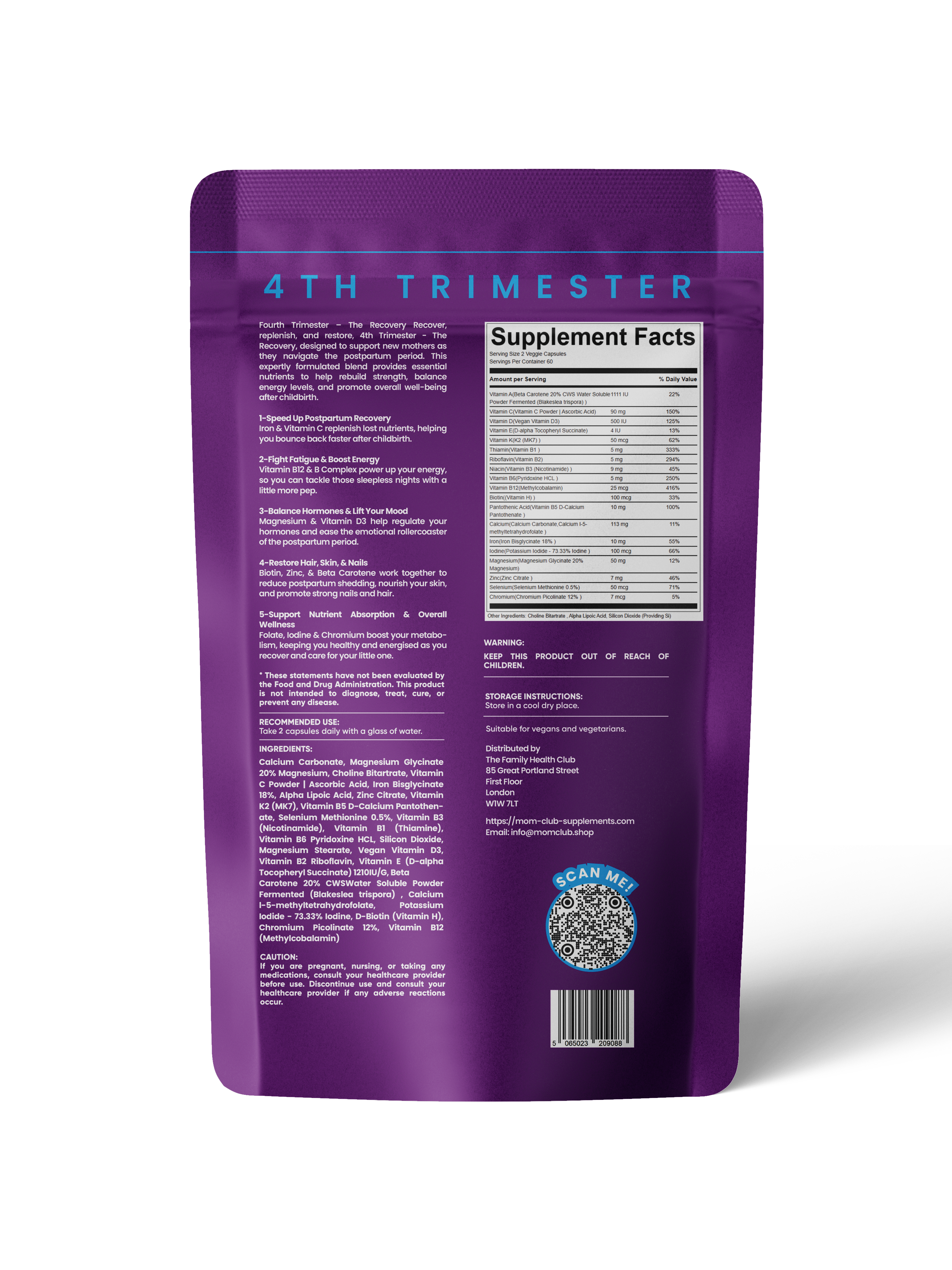 4th Trimester - Post Birth - Recover, Heal, Replenish, Rebalance, and Restore