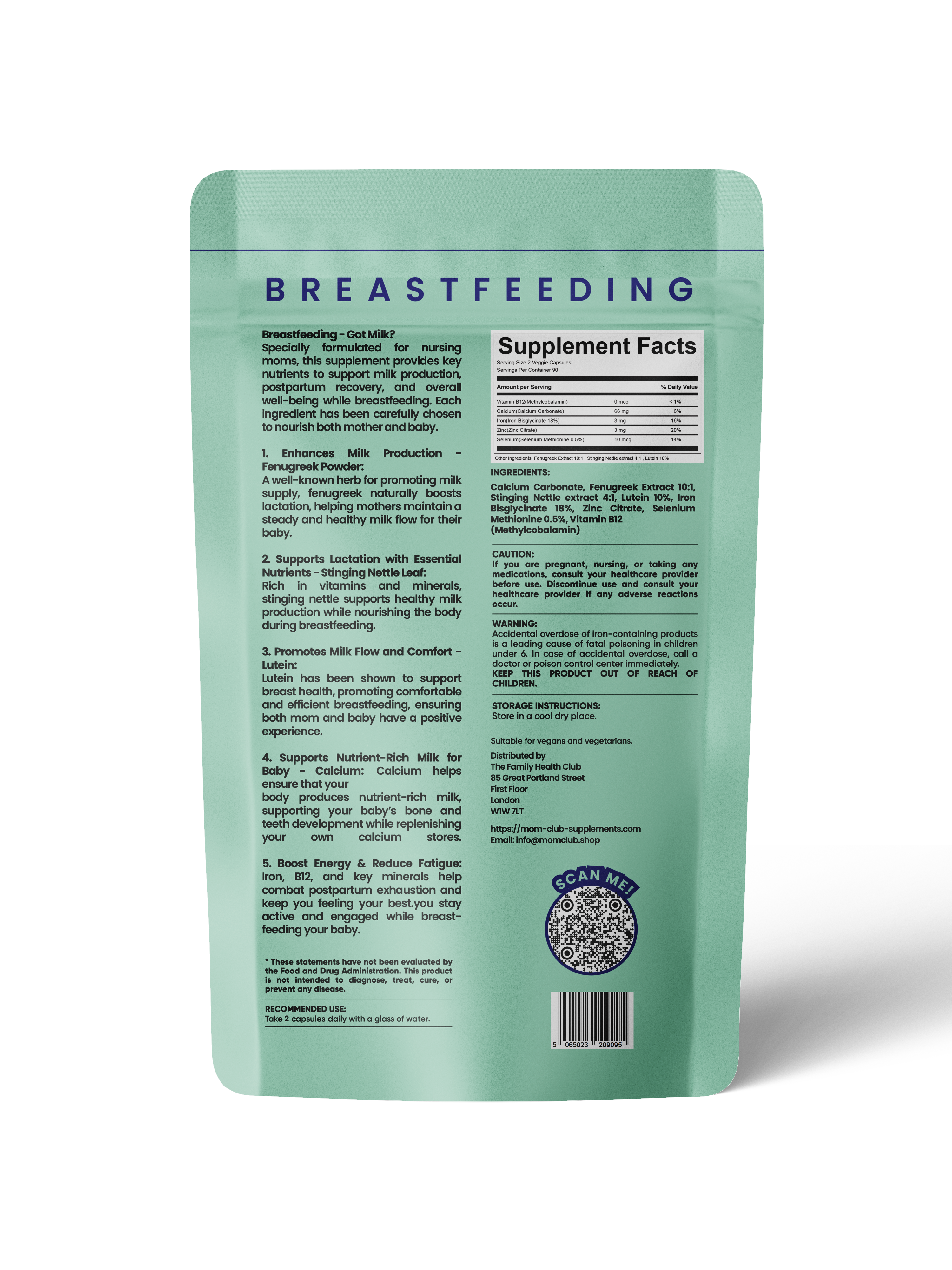 Breastfeeding Support – For Milk Supply, Energy & Recovery