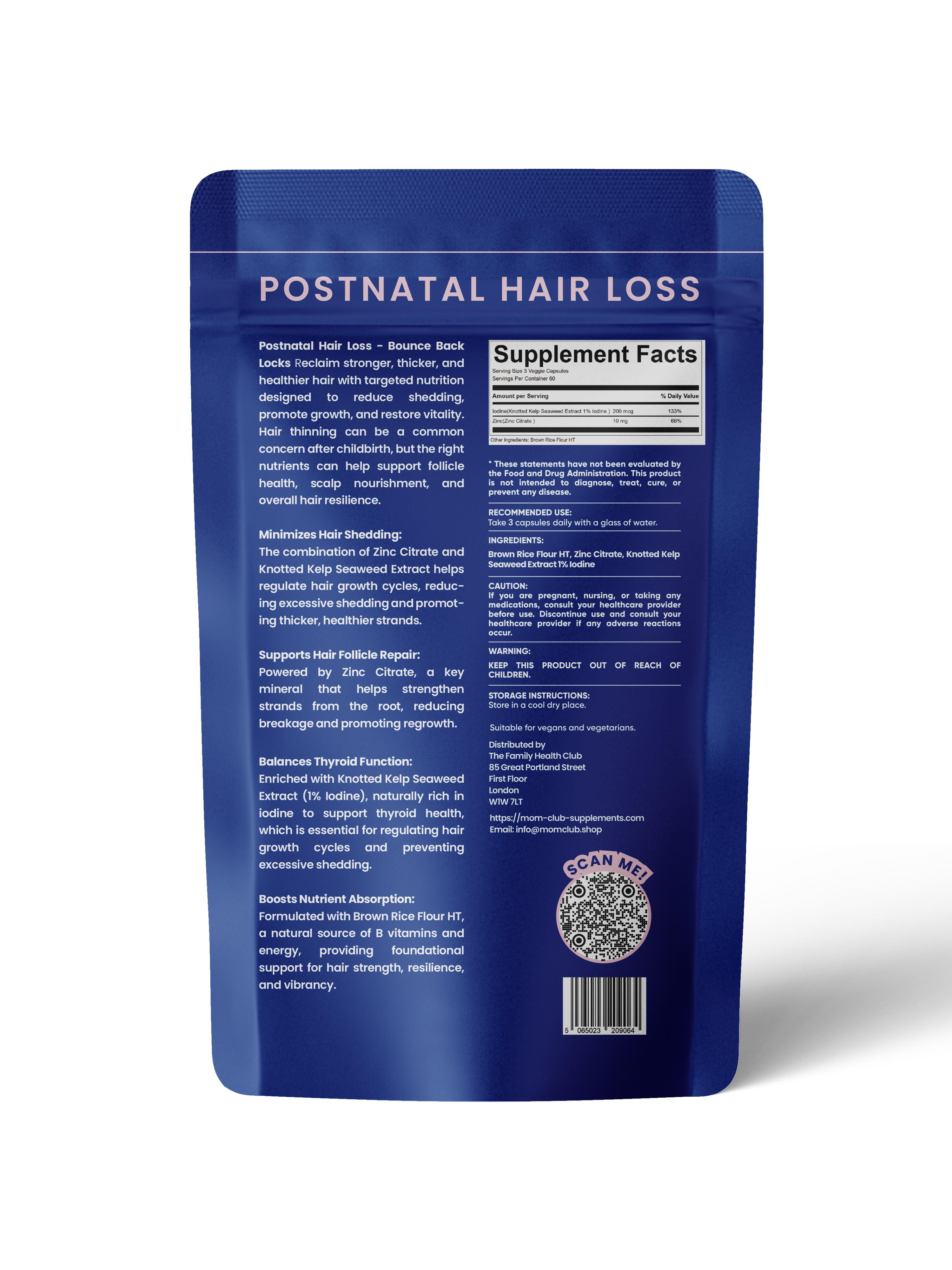 Postnatal Hair Support – Strengthen, Regrow, Restore