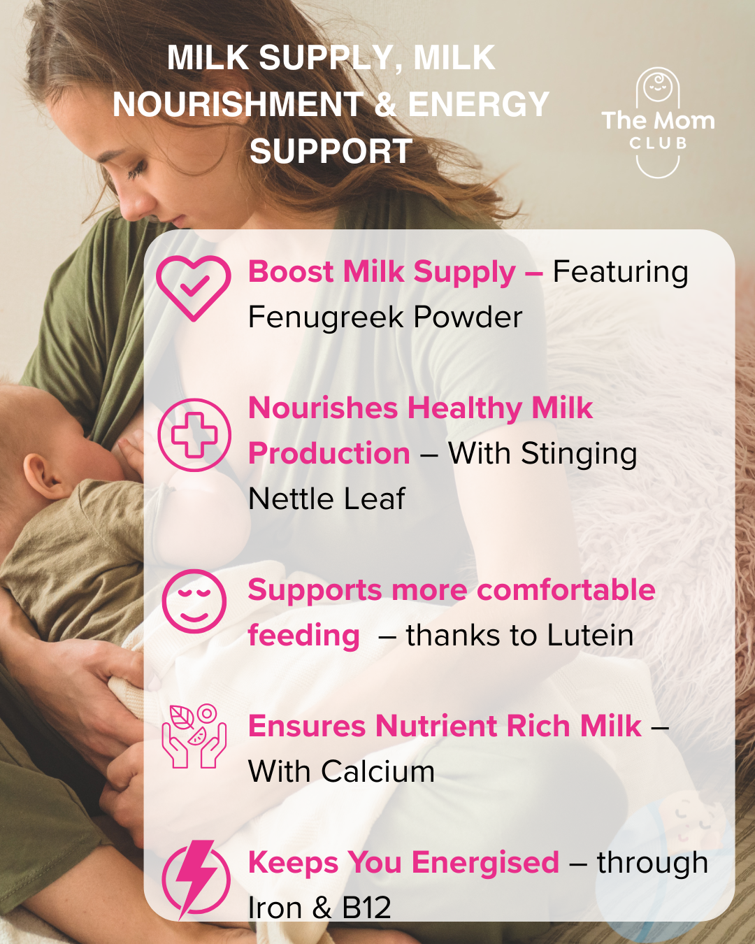 Breastfeeding Support – For Milk Supply, Energy & Recovery